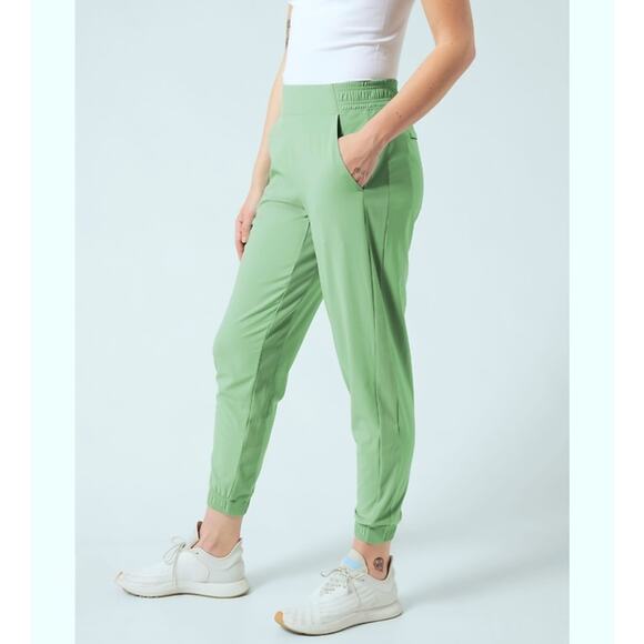 Athleta Brooklyn Legacy Jogger Pants Sz 16T Mint Green Lightweight Unlined $98 - Picture 3 of 16